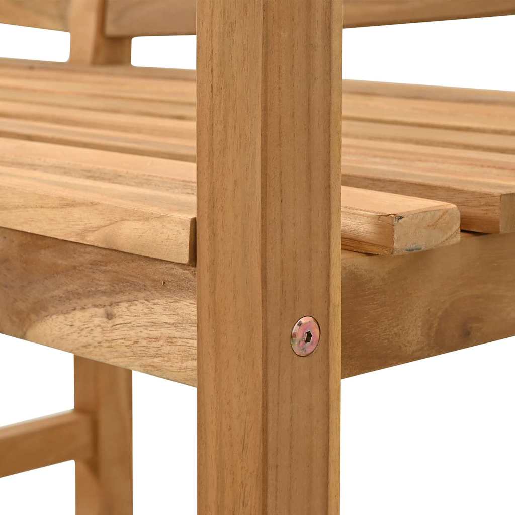 bænk Brun 120 x 53,5 x 85 cm Massivt teaktræ