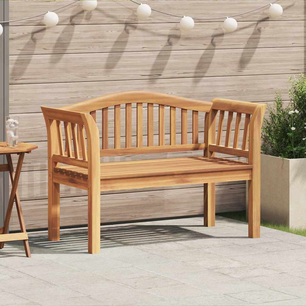 bænk Brun 120 x 53,5 x 85 cm Massivt teaktræ