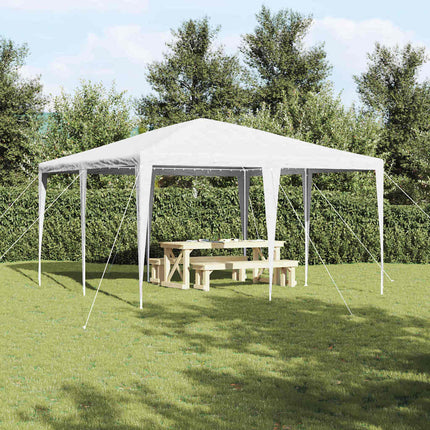 Party Tent Hvid 400 x 400 x 266 cm Polyethylen og stål