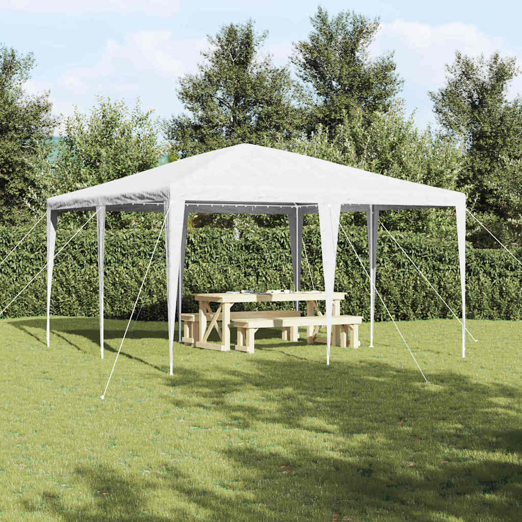 Party Tent Hvid 400 x 400 x 266 cm Polyester og Stål