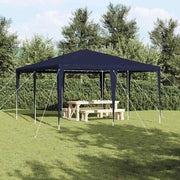 Party Tent Blå og Hvid 400 x 400 x 266 cm Polyester og Stål