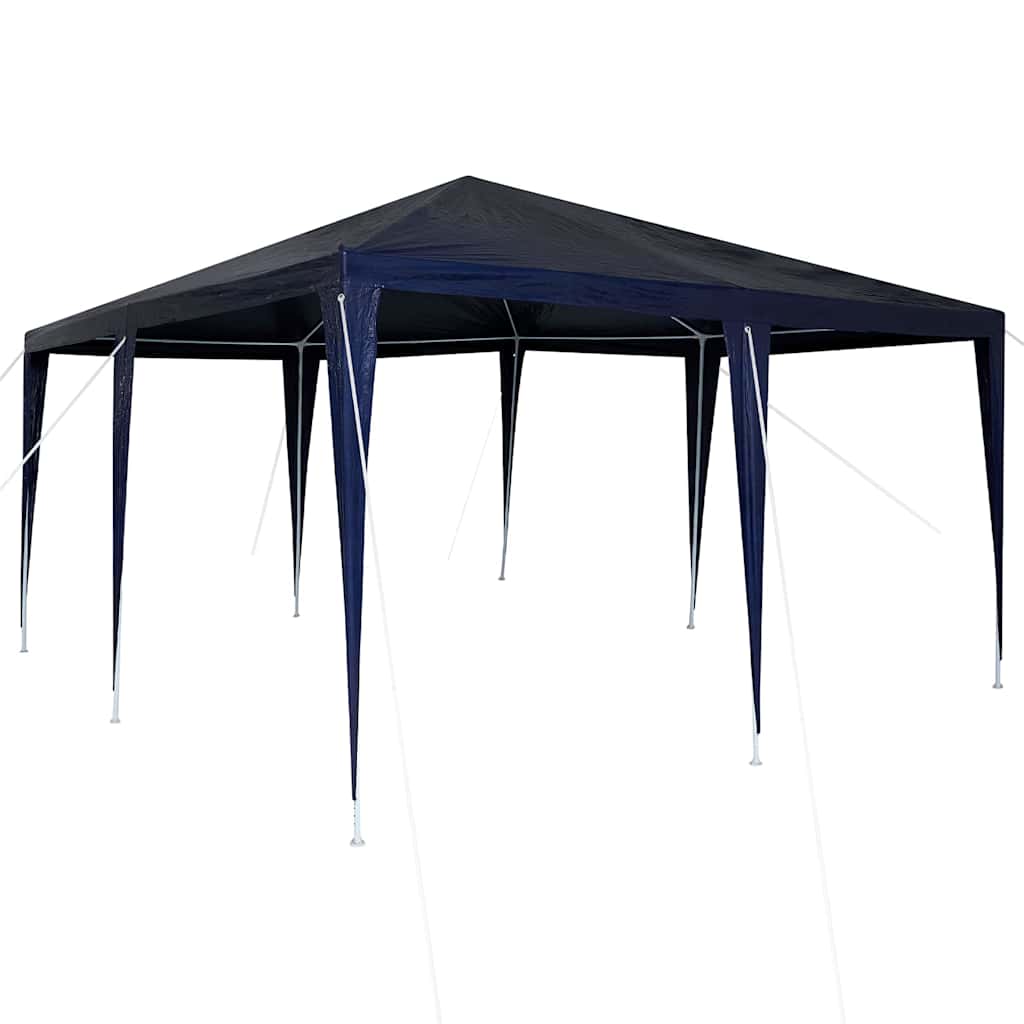 Party Tent Blå og Hvid 400 x 400 x 266 cm Polyester og Stål