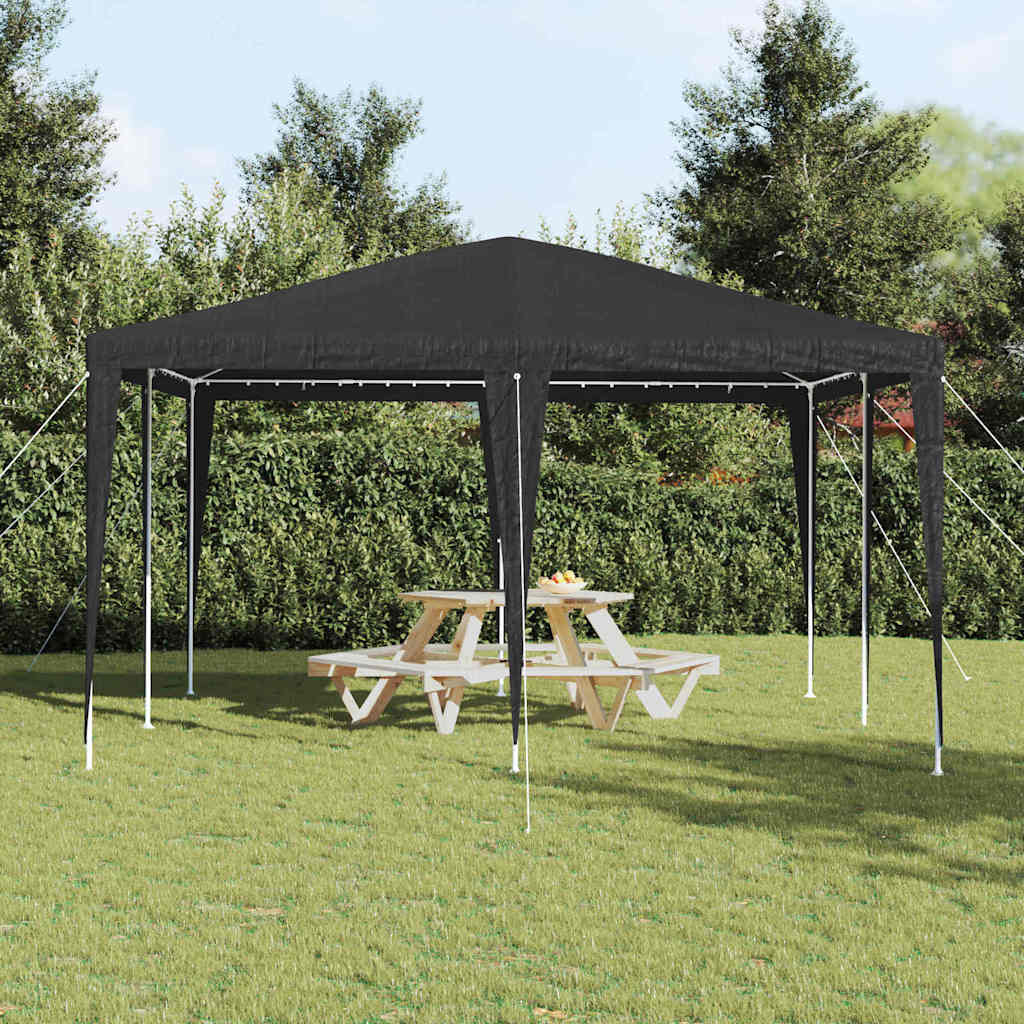Party Tent Anthracit og hvid 400 x 400 x 266 cm