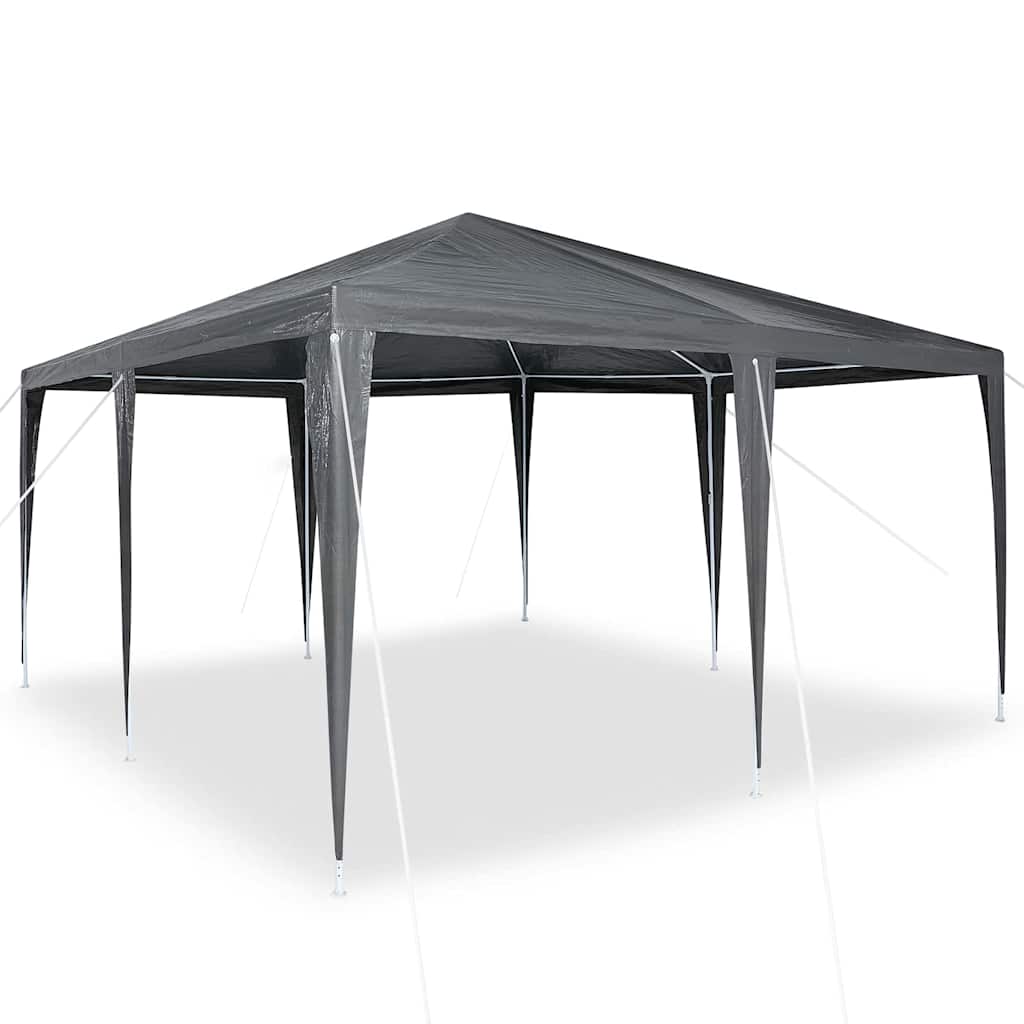 Party Tent Anthracit og hvid 400 x 400 x 266 cm