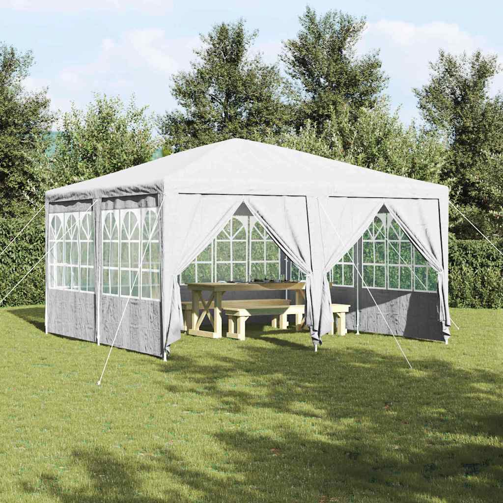 Party Tent Hvid 400 x 400 x 266 cm Polyester og Stål