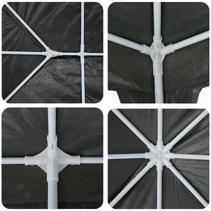 Party Tent Antracit 400 x 400 x 266 cm Polyethylen