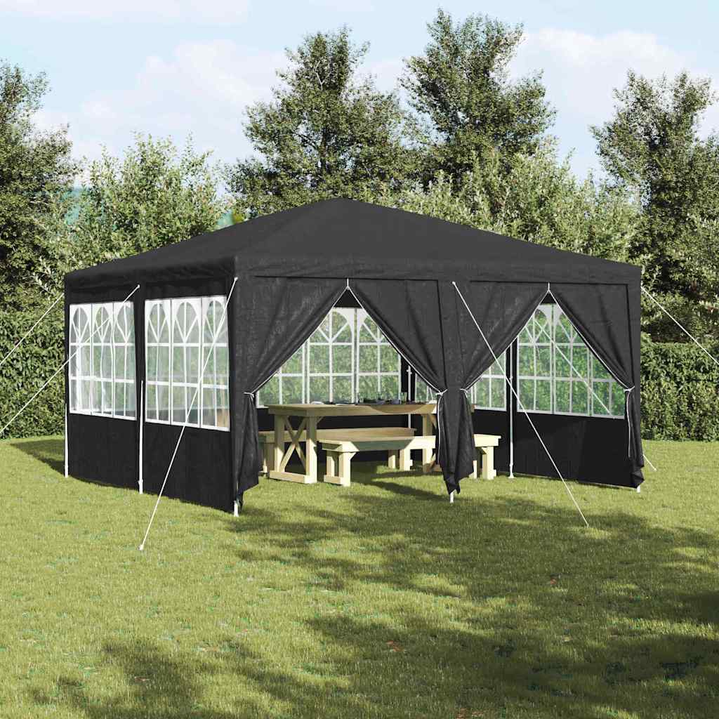 Party Tent Anthracit og hvid 400 x 400 x 266 cm