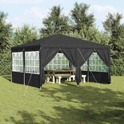 Party Tent Anthracit og hvid 400 x 400 x 266 cm
