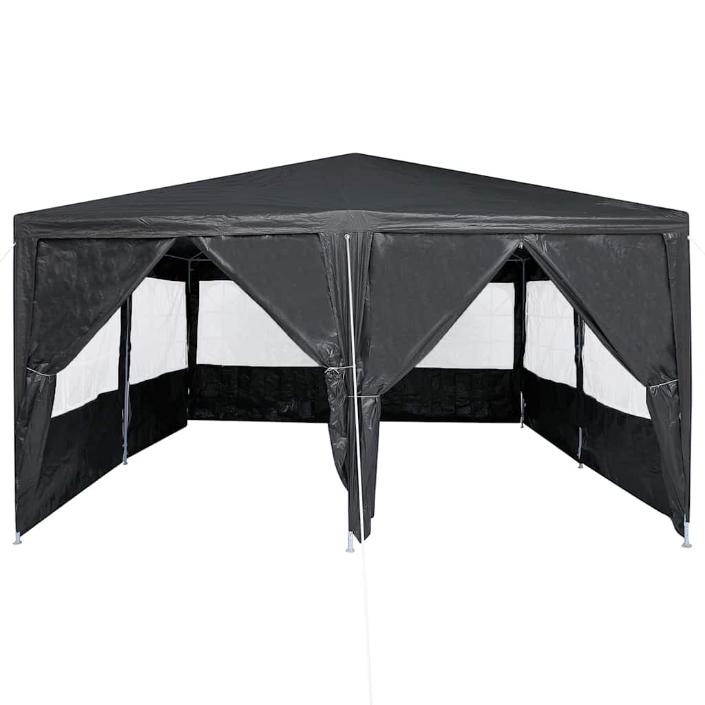 Party Tent Anthracit og hvid 400 x 400 x 266 cm