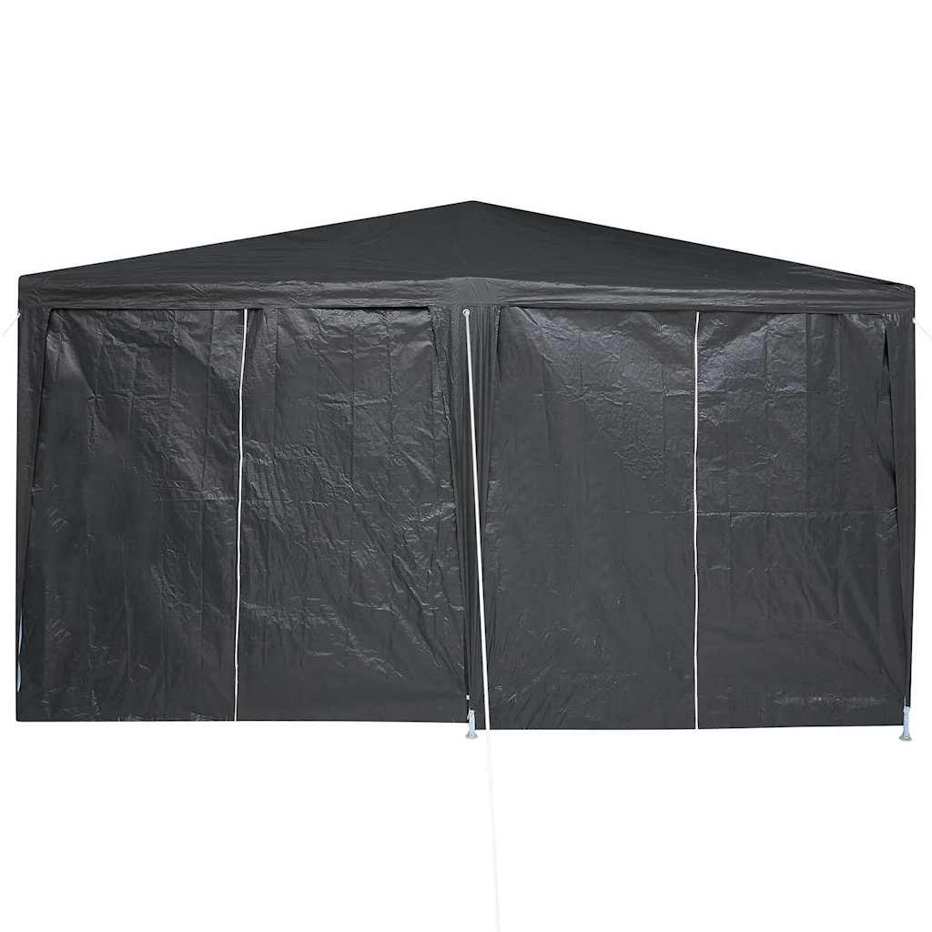 Party Tent Anthracit og hvid 400 x 400 x 266 cm