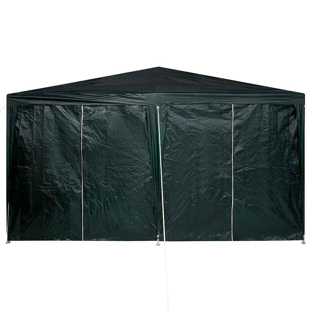 Party Tent Grøn og Hvid 400 x 400 x 266 cm Polyester og Stål