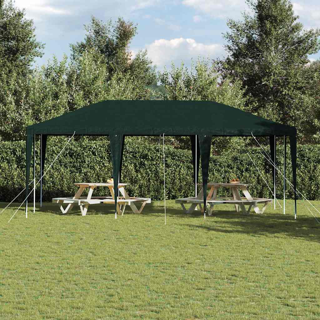 Party Tent Grøn og Hvid 600 x 400 x 266 cm Polyester og Stål
