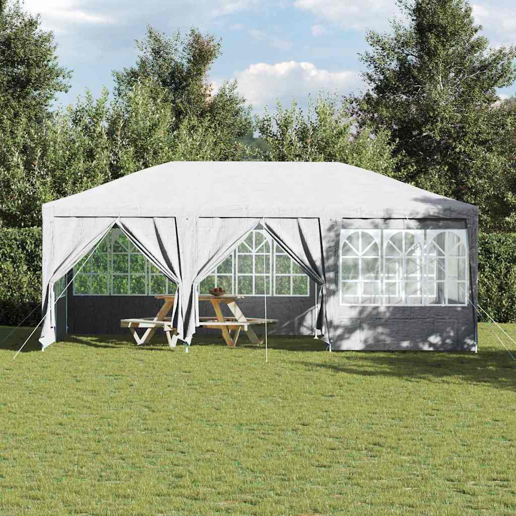Party Tent Hvid 600 x 400 x 266 cm Polyester og Stål