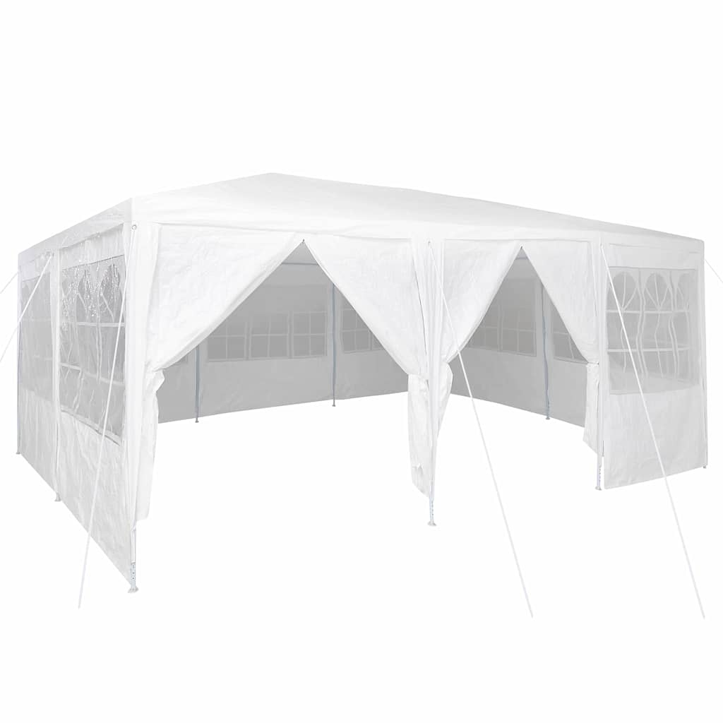 Party Tent Hvid 600 x 400 x 266 cm Polyester og Stål