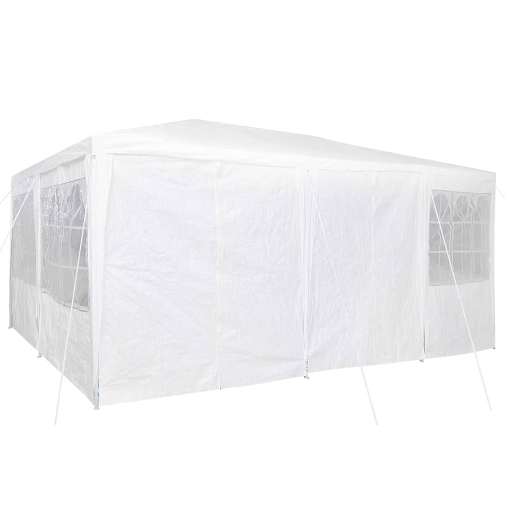 Party Tent Hvid 600 x 400 x 266 cm Polyester og Stål