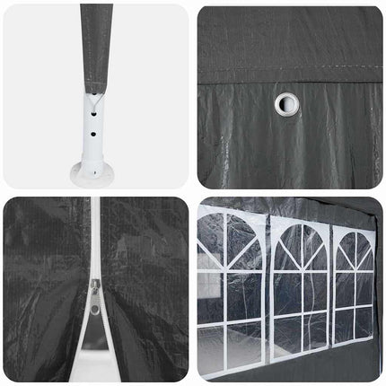 Party Tent Antracit 600 x 400 x 266 cm Polyethylen