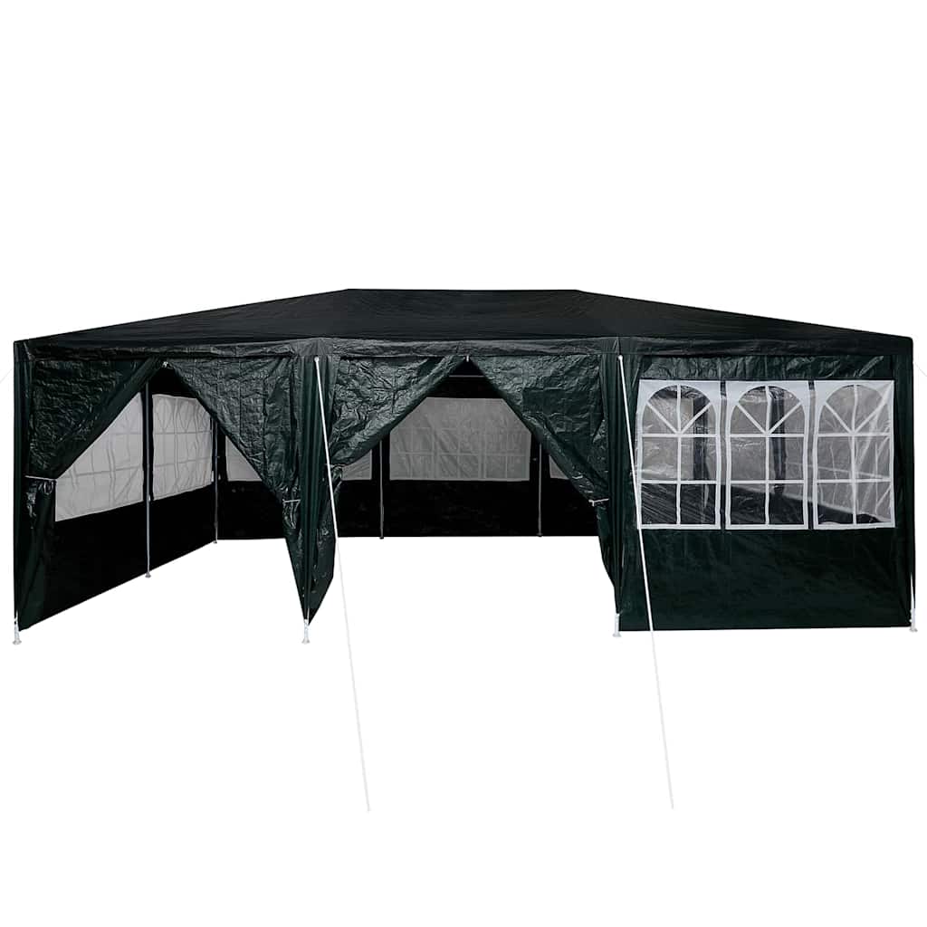Party Tent Grøn og Hvid 600 x 400 x 266 cm Polyester og Stål