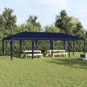 Party Tent Blå og Hvid 800 x 400 x 266 cm Polyester og Stål