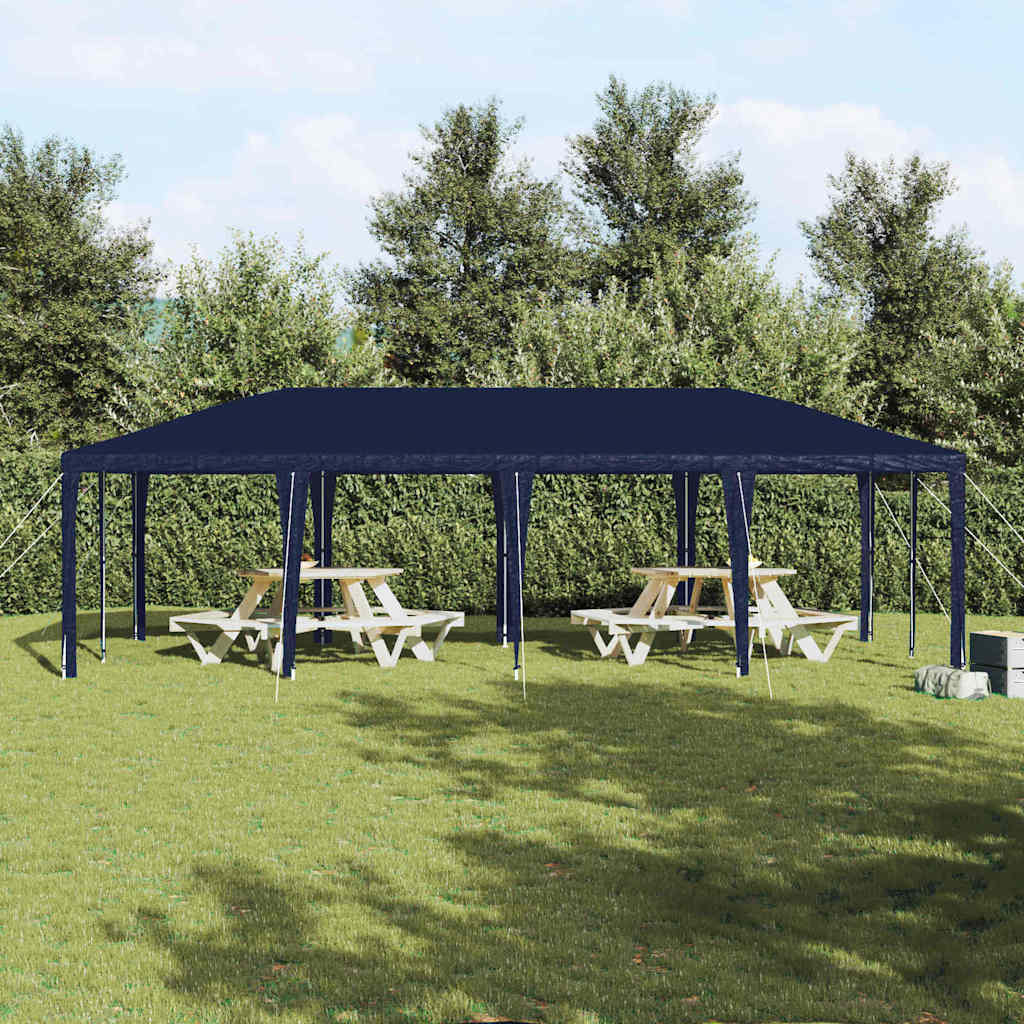 Party Tent Blå og Hvid 800 x 400 x 266 cm Polyester og Stål