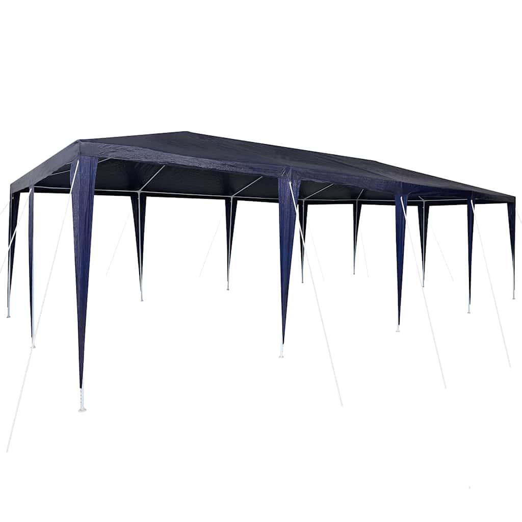Party Tent Blå og Hvid 800 x 400 x 266 cm Polyester og Stål