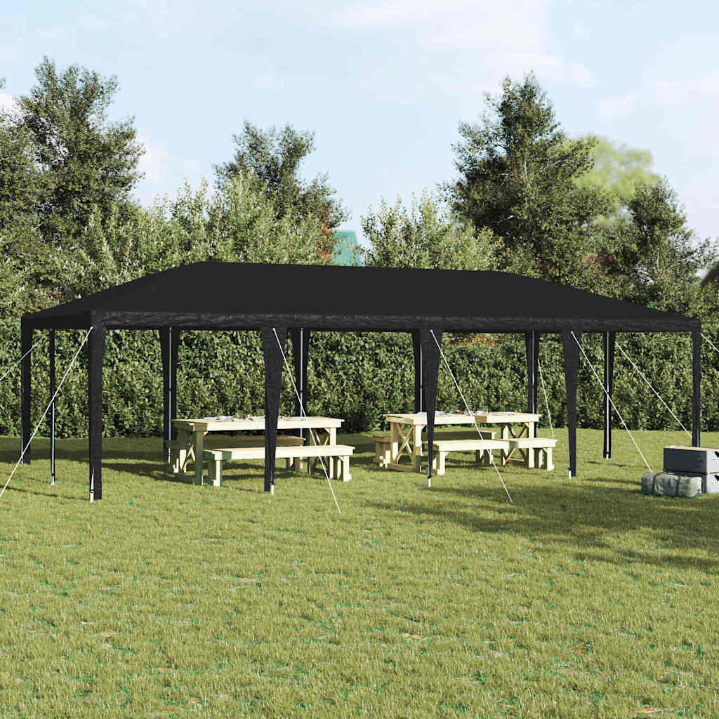 Party Tent Anthracit og hvid 800 x 400 x 266 cm