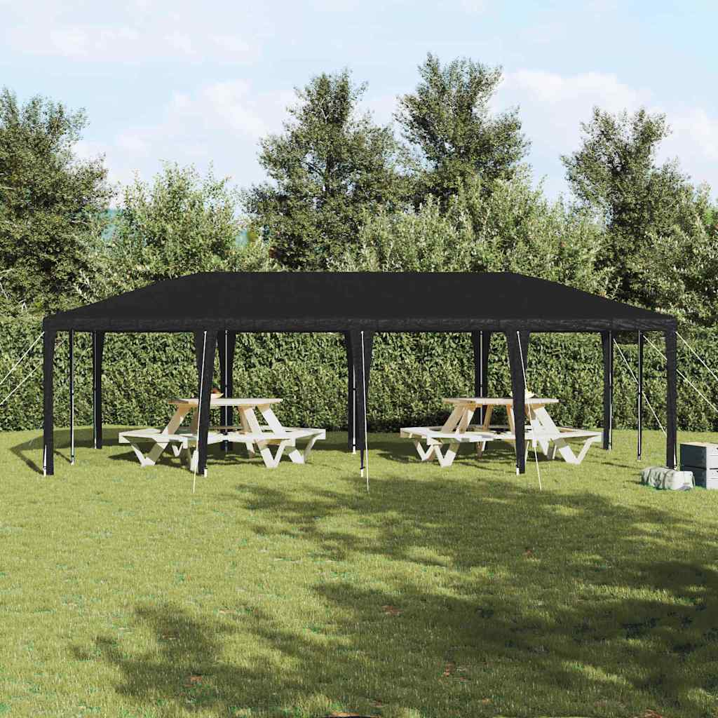 Party Tent Anthracit og hvid 800 x 400 x 266 cm