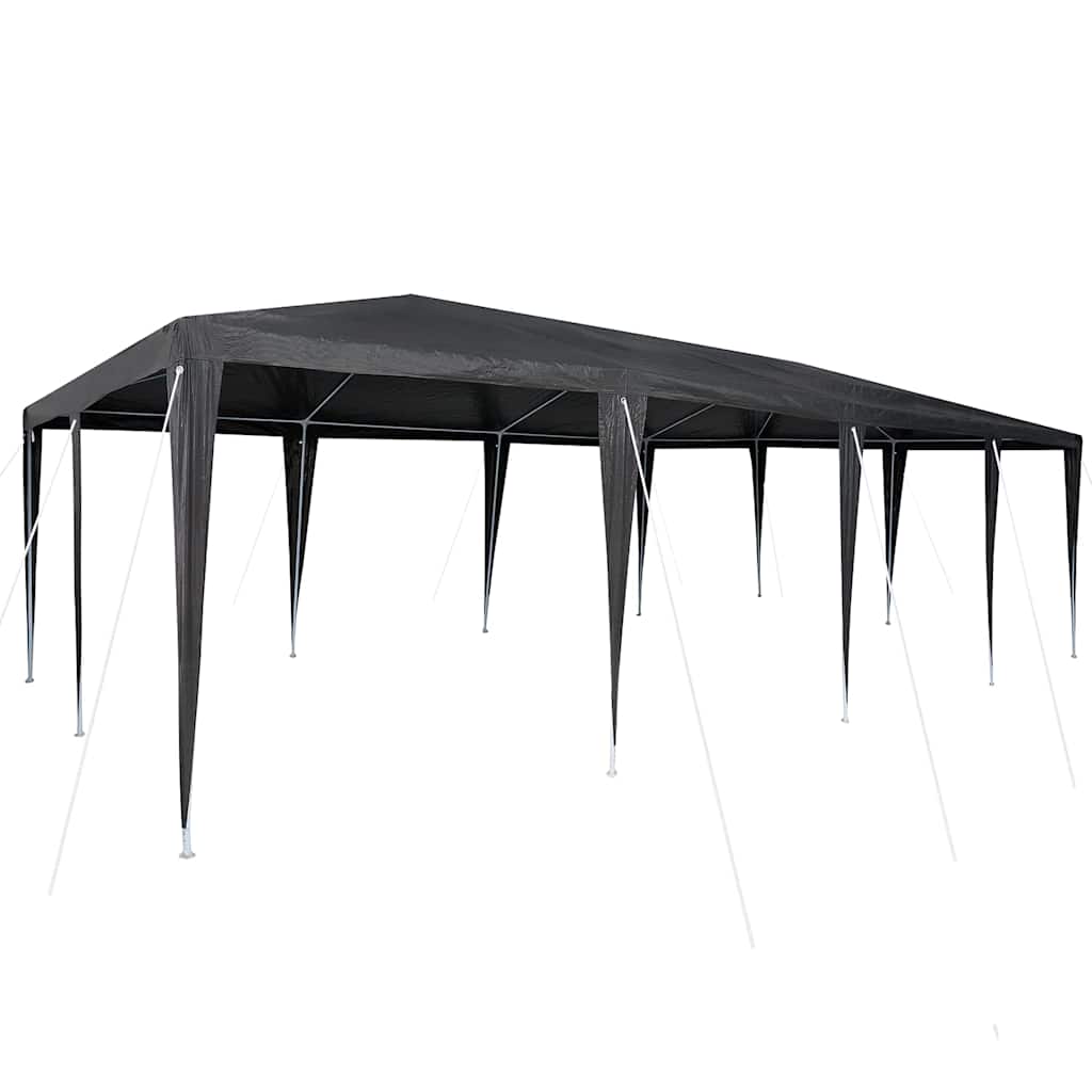 Party Tent Anthracit og hvid 800 x 400 x 266 cm