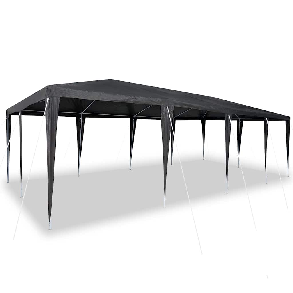 Party Tent Anthracit og hvid 800 x 400 x 266 cm