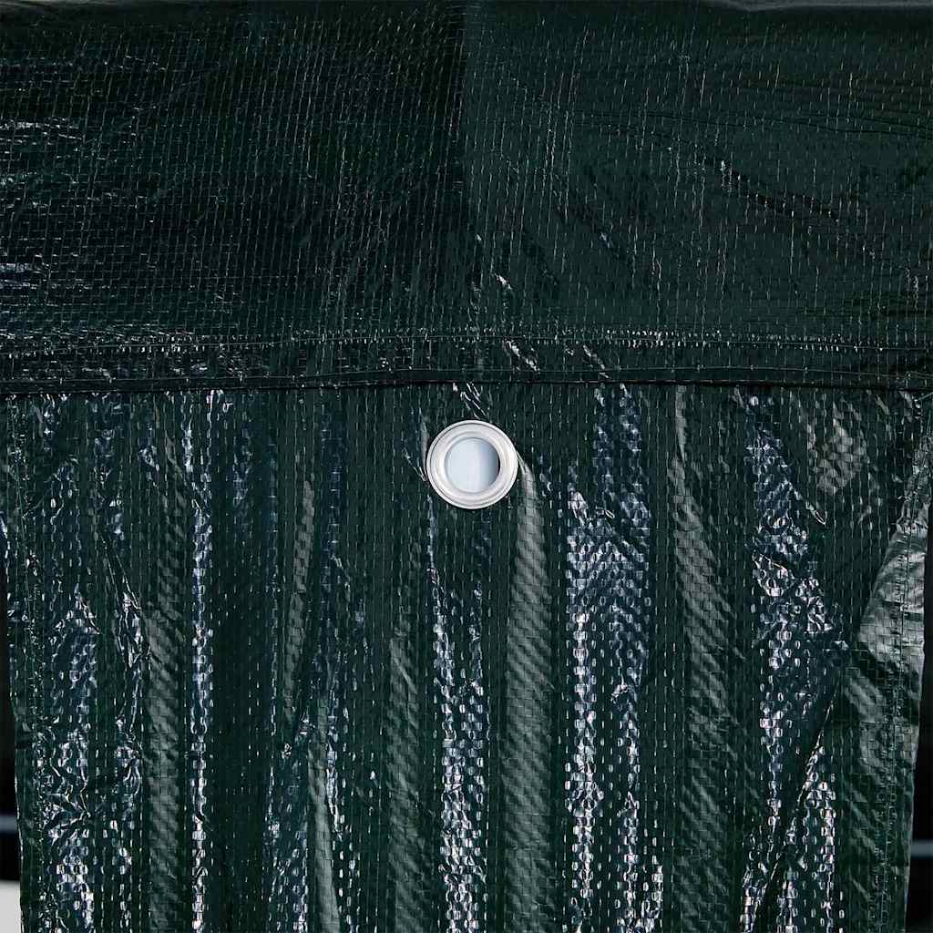 Party Tent Grøn og Hvid 800 x 400 x 266 cm Polyester og Stål