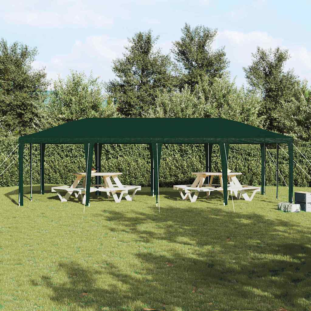 Party Tent Grøn og Hvid 800 x 400 x 266 cm Polyester og Stål