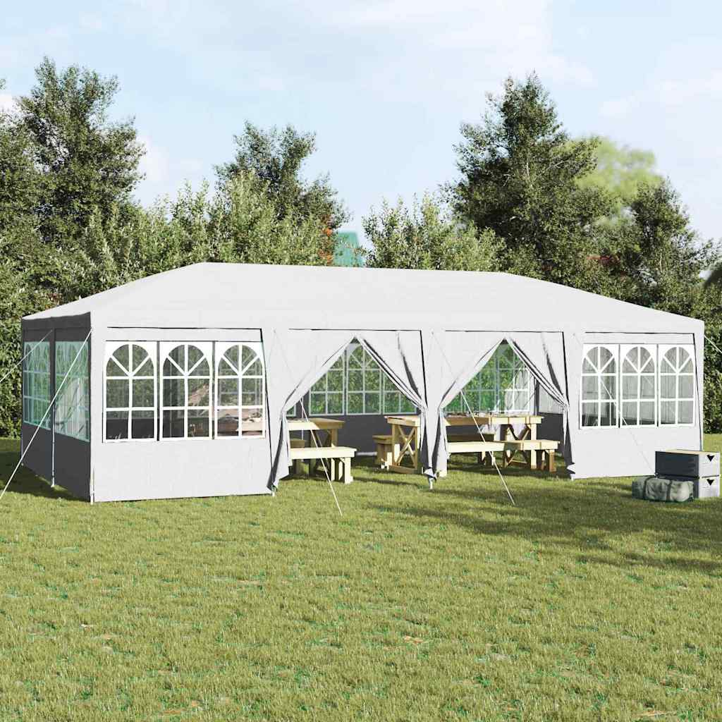 Party Tent Hvid 800 x 400 x 266 cm Polyester og Stål