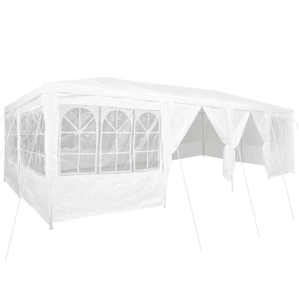 Party Tent Hvid 800 x 400 x 266 cm Polyester og Stål