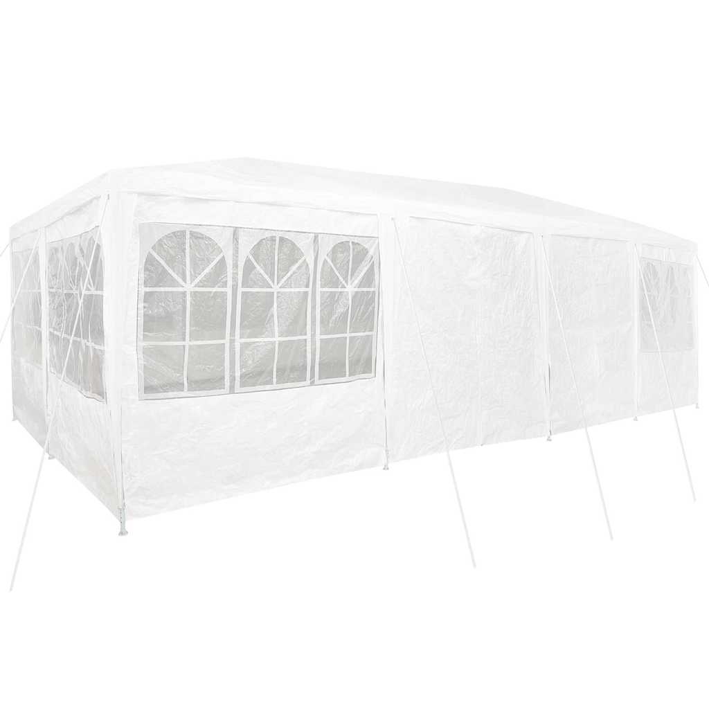 Party Tent Hvid 800 x 400 x 266 cm Polyester og Stål