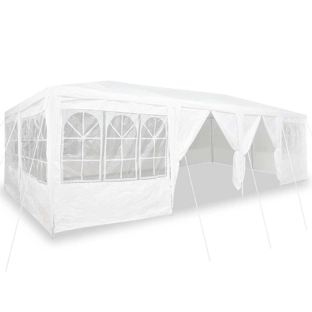Party Tent Hvid 800 x 400 x 266 cm Polyester og Stål