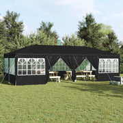 Party Tent Anthracit og hvid 800 x 400 x 266 cm