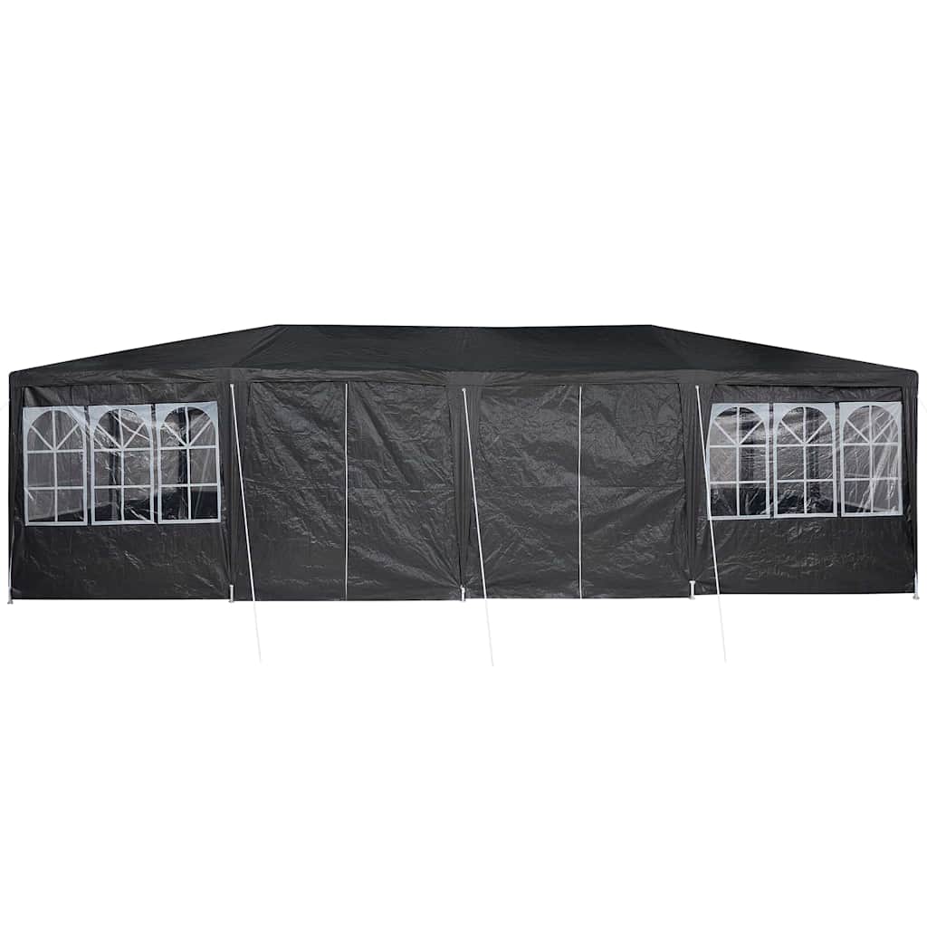 Party Tent Anthracit og hvid 800 x 400 x 266 cm