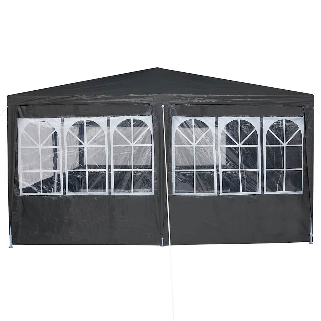 Party Tent Anthracit og hvid 800 x 400 x 266 cm