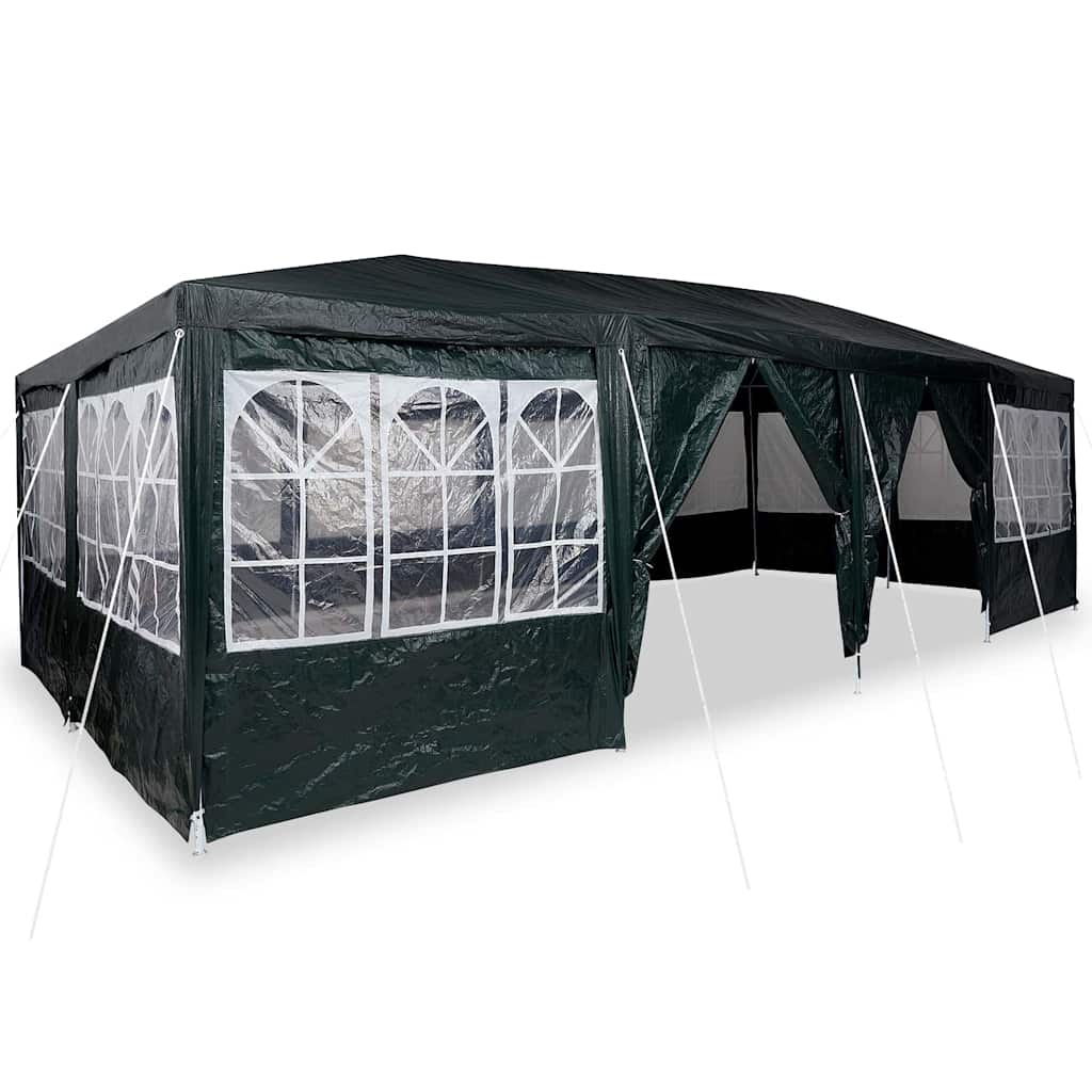 Party Tent Grøn og Hvid 800 x 400 x 266 cm Polyester og Stål