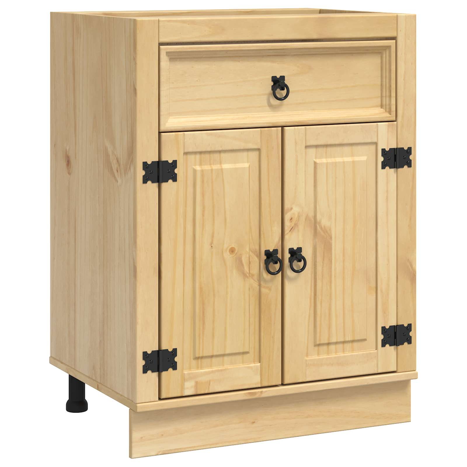 Kabinet SKI HonningBrun 60 x 46 x 81,5 cm Massiv fyrretræ