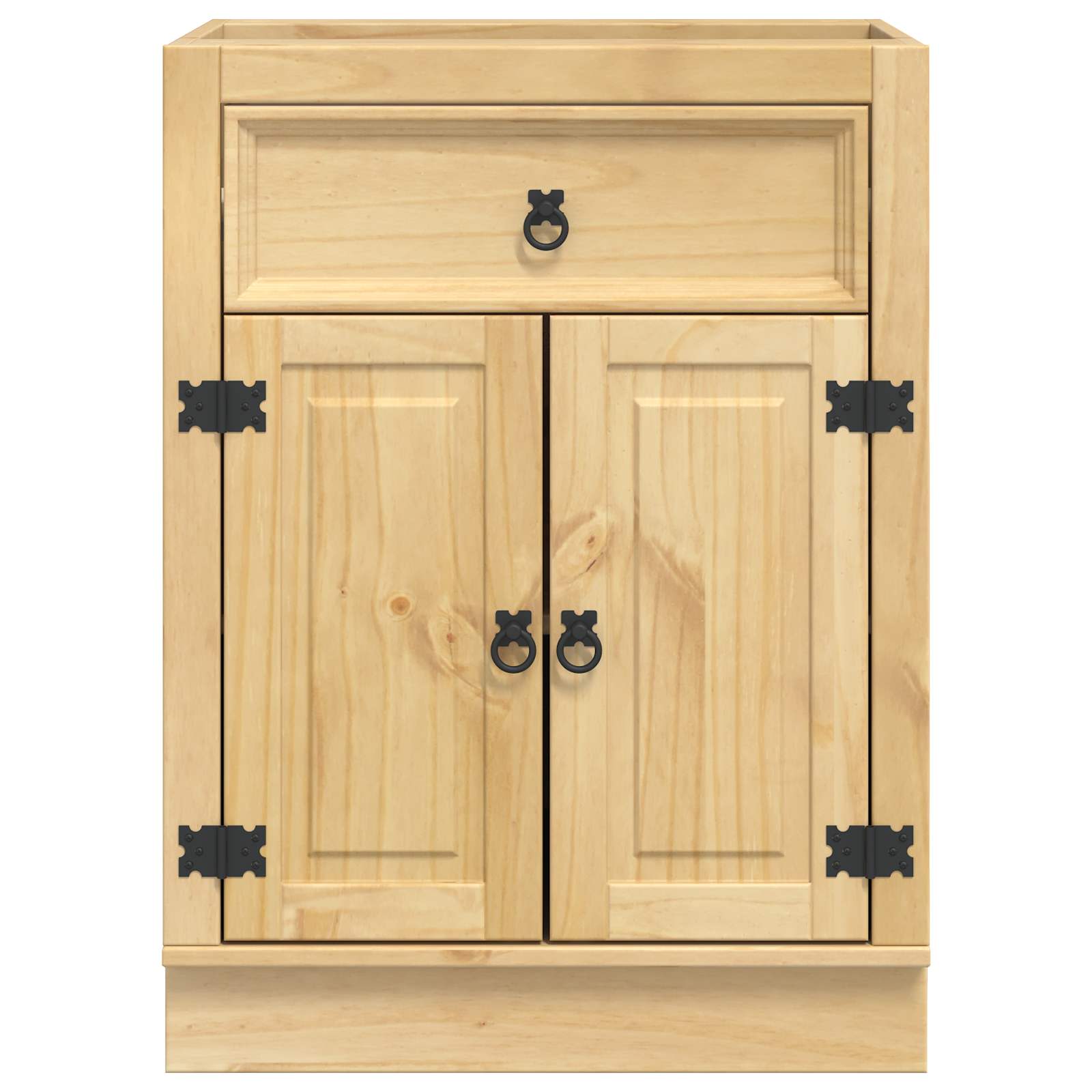 Kabinet SKI HonningBrun 60 x 46 x 81,5 cm Massiv fyrretræ