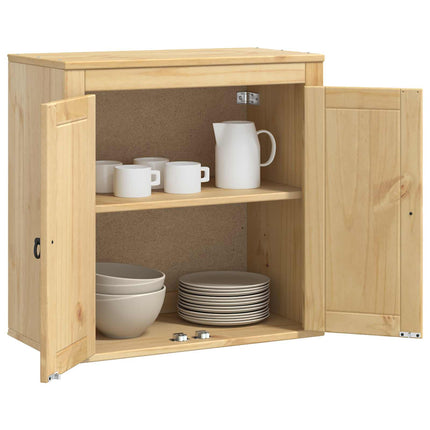 Kabinet SKI HonningBrun 60 x 32 x 60 cm Massiv fyrretræ