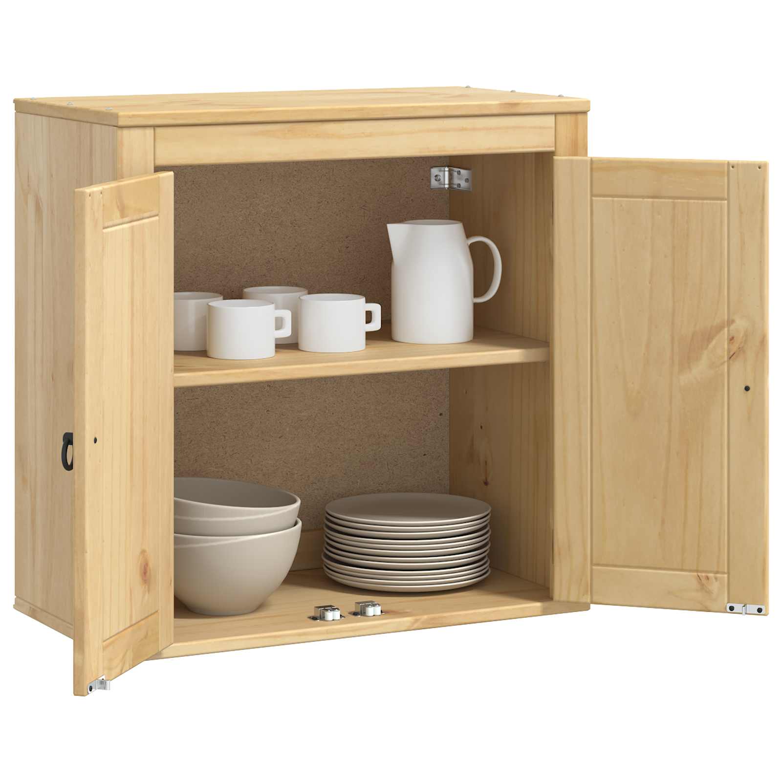 Kabinet SKI HonningBrun 60 x 32 x 60 cm Massiv fyrretræ