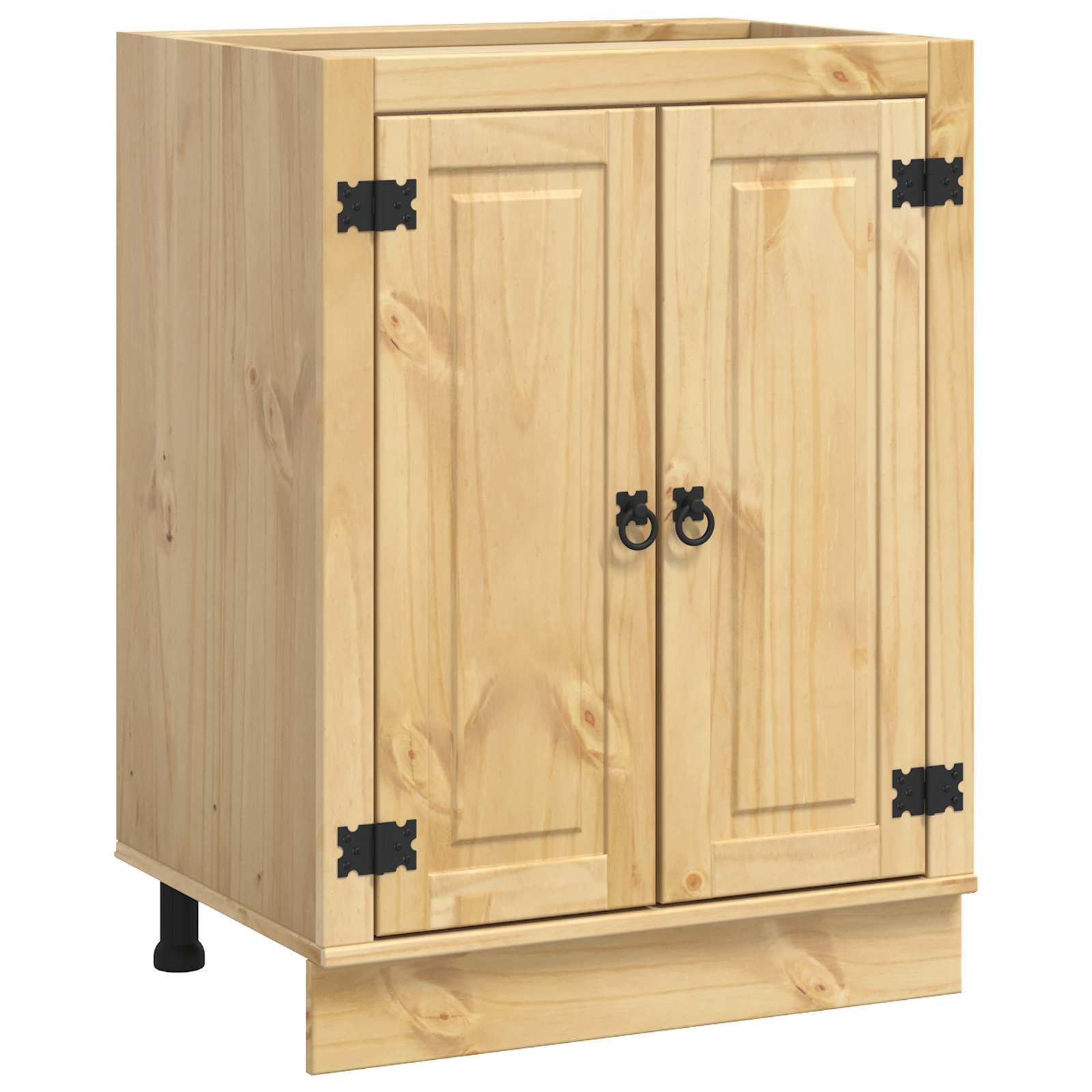 Kabinet SKI HonningBrun 60 x 46 x 81,5 cm Massiv fyrretræ