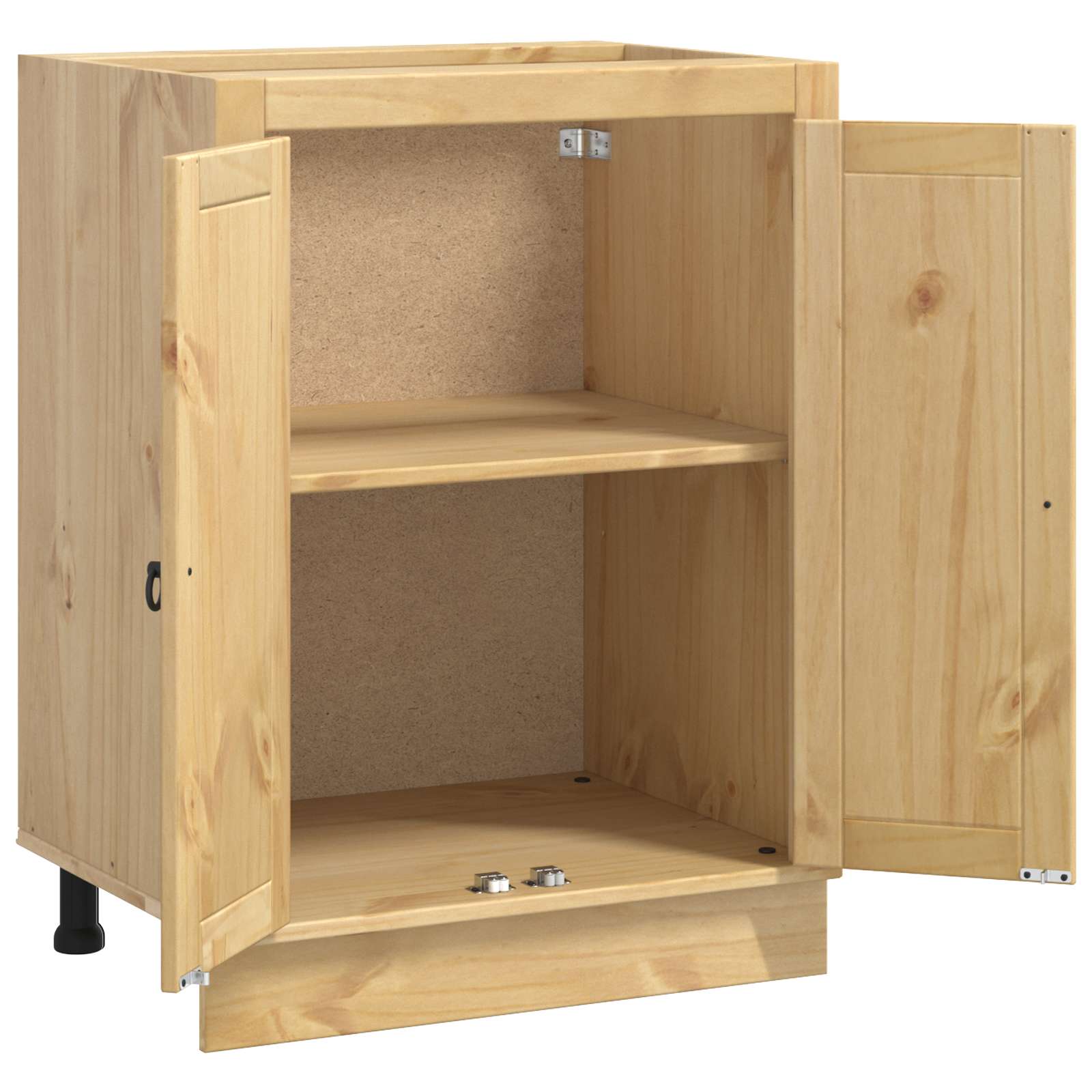 Kabinet SKI HonningBrun 60 x 46 x 81,5 cm Massiv fyrretræ