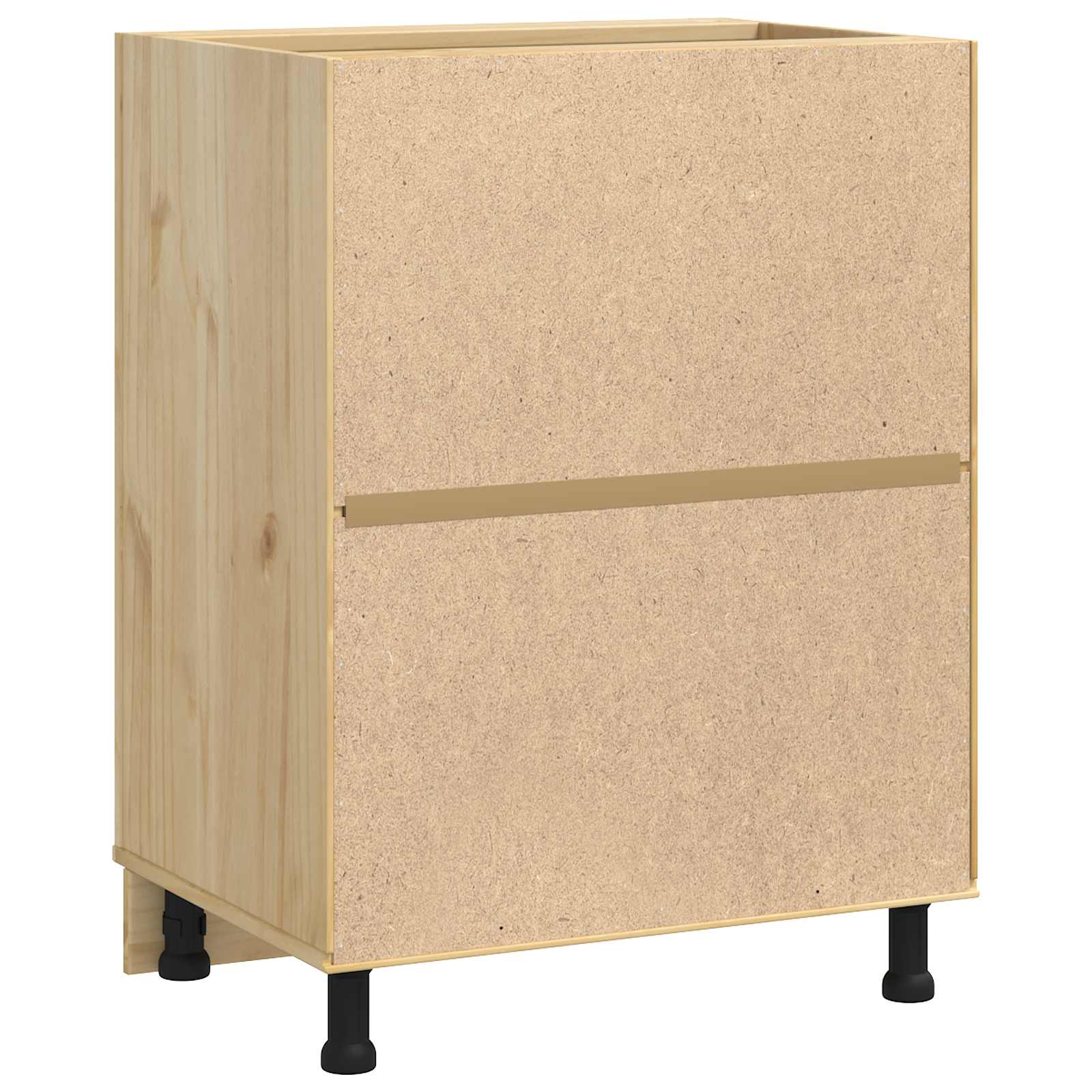 Kabinet SKI HonningBrun 60 x 46 x 81,5 cm Massiv fyrretræ