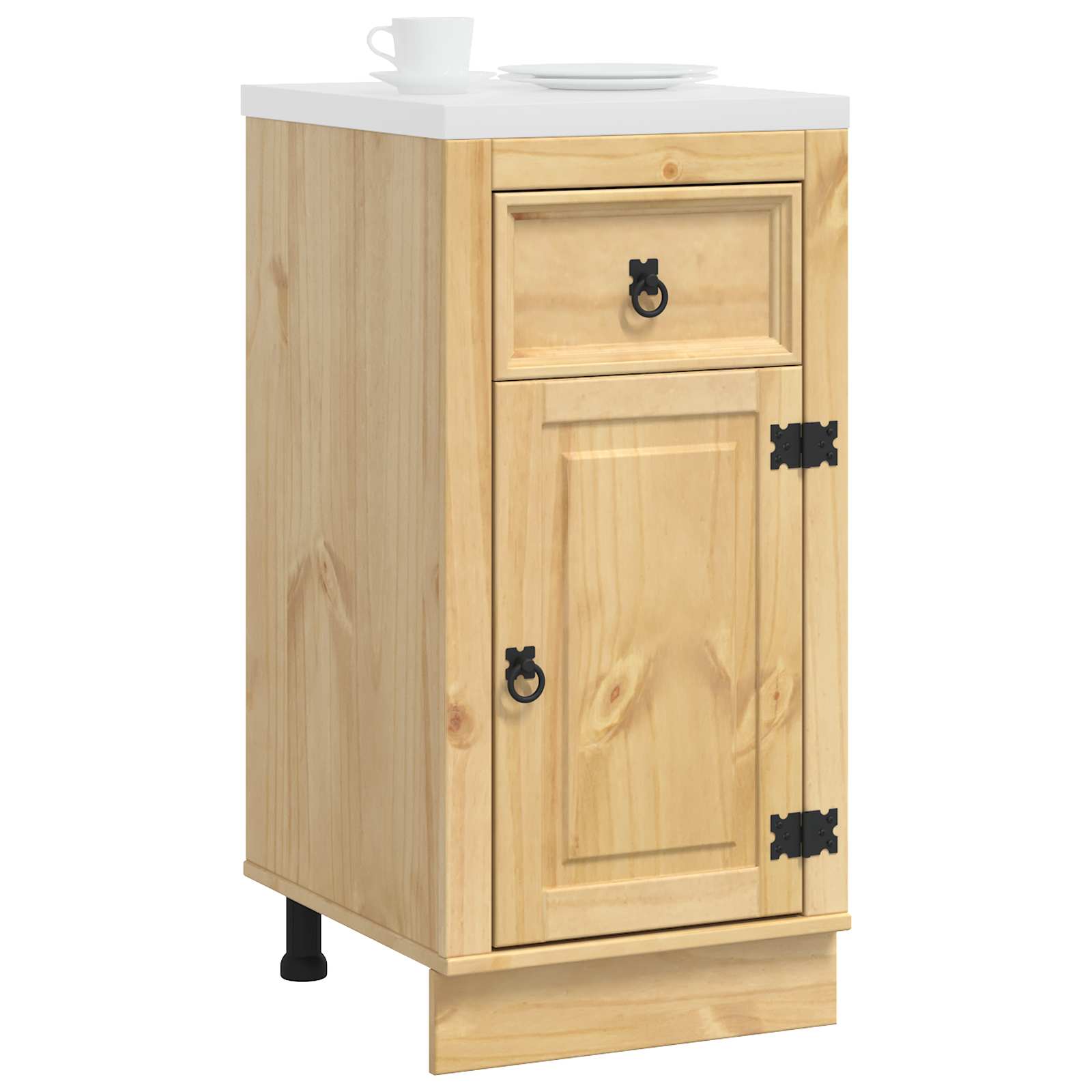 Kabinet SKI HonningBrun 40 x 46 x 81,5 cm Massiv fyrretræ