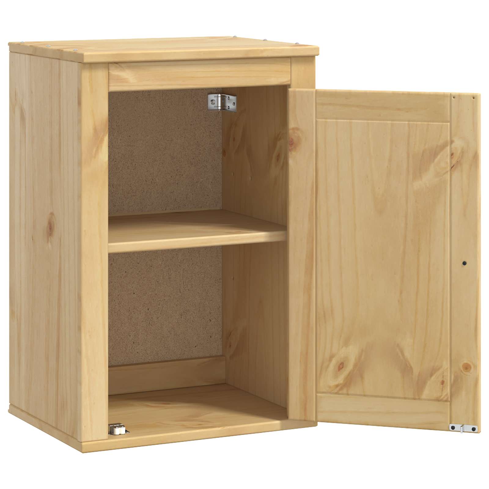 Kabinet med hylde Honning 60 x 32 x 40 cm Massiv fyrretræ