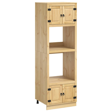 Kabinet SKI HonningBrun 66 x 58 x 207 cm Massiv fyrretræ