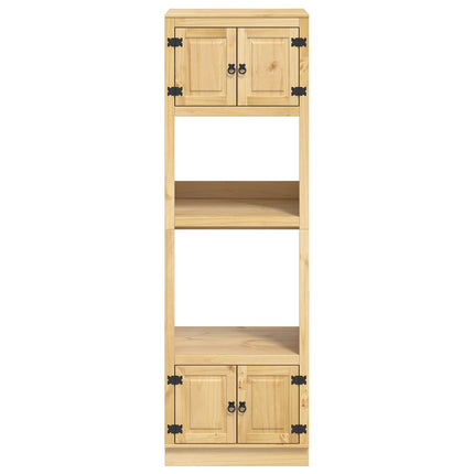 Kabinet SKI HonningBrun 66 x 58 x 207 cm Massiv fyrretræ