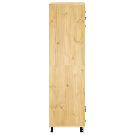 Kabinet SKI HonningBrun 66 x 58 x 207 cm Massiv fyrretræ